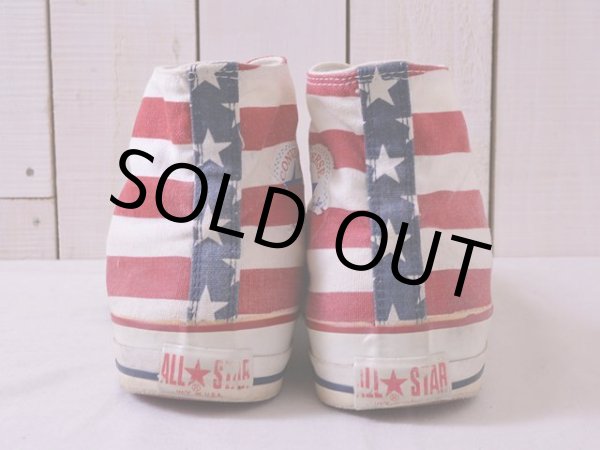 画像4: 1990s US製【CONVERSE】ALL STAR Hi 星条旗　 表記10 1/2  (4)