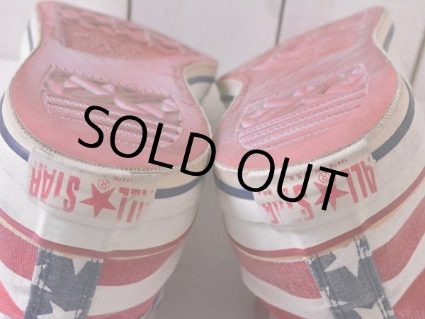 画像8: 1990s US製【CONVERSE】ALL STAR Hi 星条旗　 表記10 1/2  (8)