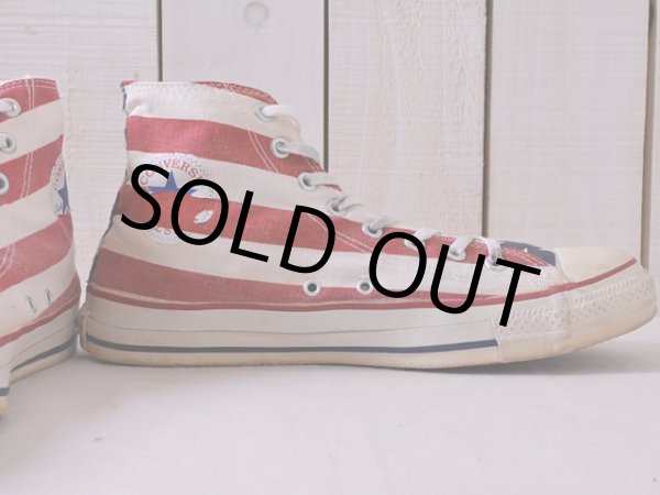 画像12: 1990s US製【CONVERSE】ALL STAR Hi 星条旗　 表記10 1/2  (12)