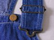 画像10: 1960s-70s【Lee】JELT DENIMオーバーオール　 実寸w36  (10)