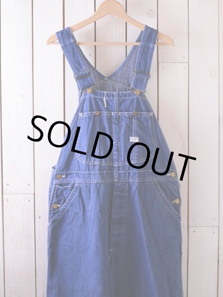 画像3: 1960s-70s【Lee】JELT DENIMオーバーオール  実寸w36  (3)