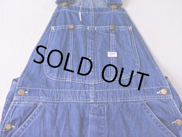 画像7: 1960s-70s【Lee】JELT DENIMオーバーオール  実寸w36  (7)