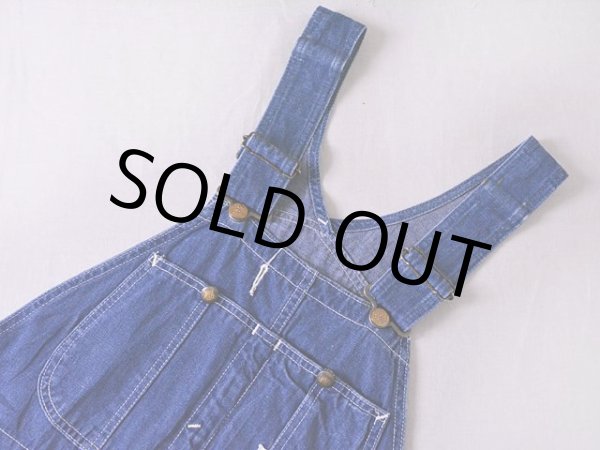 画像6: 1960s-70s【Lee】JELT DENIMオーバーオール  実寸w36  (6)