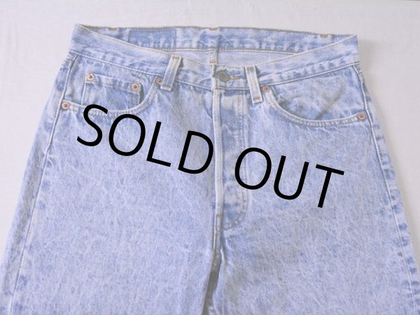 画像10: 1990s【Levi's】501ケミカル スリムフィット(RE-Silhouette)  表記w32  (10)