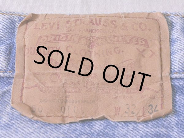 画像3: 1990s【Levi's】501ケミカル スリムフィット(RE-Silhouette)  表記w32  (3)