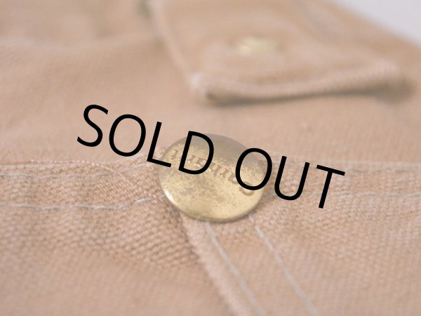 画像9: 1990s【Carhartt】ダブルニーダックオーバーオール US製  表記w38  (9)