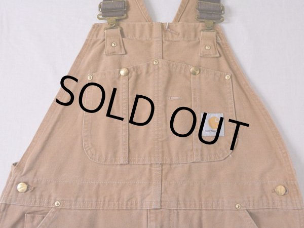 画像8: 1990s【Carhartt】ダブルニーダックオーバーオール US製  表記w38  (8)