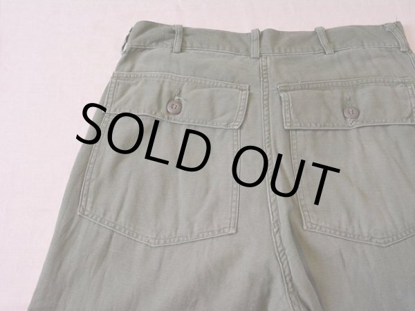 画像7: 1960s US.ARMYコットンベイカーパンツ　 表記W32  (7)