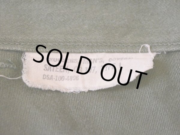画像4: 1960s US.ARMYコットンベイカーパンツ　 表記W30  (4)