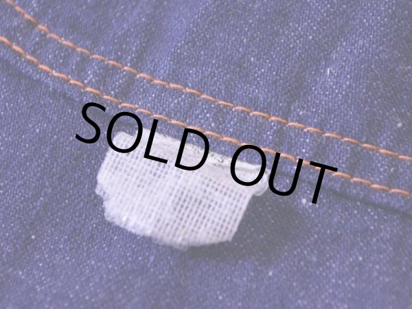 画像3: 1960sデニムワークパンツ ワンウォッシュ　 実寸W38  (3)