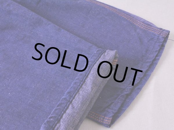 画像8: 1960sデニムワークパンツ ワンウォッシュ　 実寸W38  (8)