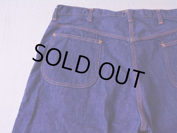 画像7: 1960sデニムワークパンツ ワンウォッシュ　 実寸W38  (7)