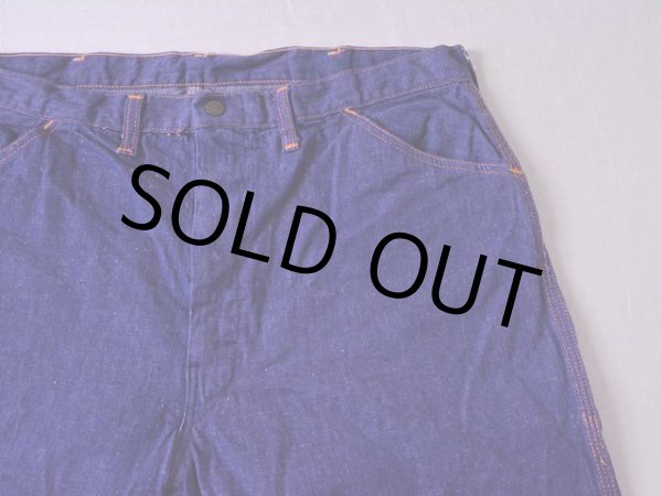画像6: 1960sデニムワークパンツ ワンウォッシュ　 実寸W38  (6)