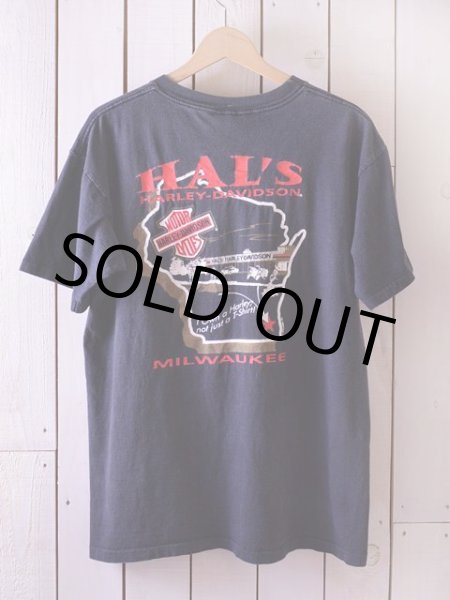画像2: 1980s【HARLEY-DAVIDSON】バー&シールドTシャツ　 表記M  (2)