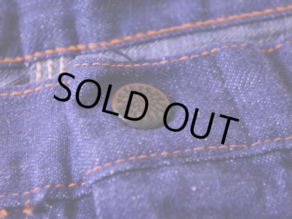 画像4: 1960sデニムワークパンツ ワンウォッシュ　 実寸W38  (4)