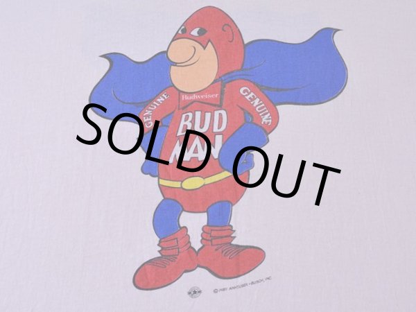 画像5: 1980s BUDMANリンガーTシャツ 両面プリント　 表記XL  (5)