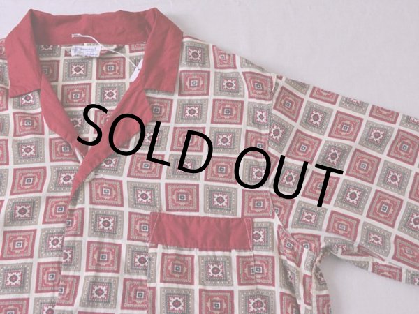 画像7: 1960s〜【TOWNCRAFT】パジャマセットアップ  表記M  (7)