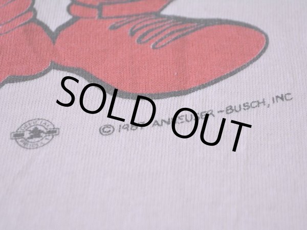 画像6: 1980s BUDMANリンガーTシャツ 両面プリント　 表記XL  (6)