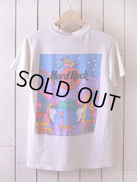 画像1: 1990s Hard Rock Cafe×Peter Max Tシャツ　 表記S  (1)