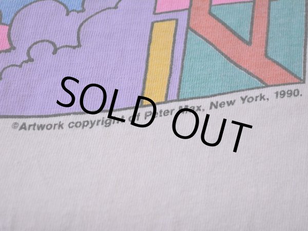 画像9: 1990s Hard Rock Cafe×Peter Max Tシャツ　 表記S  (9)