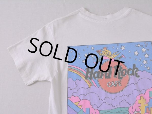 画像6: 1990s Hard Rock Cafe×Peter Max Tシャツ　 表記S  (6)