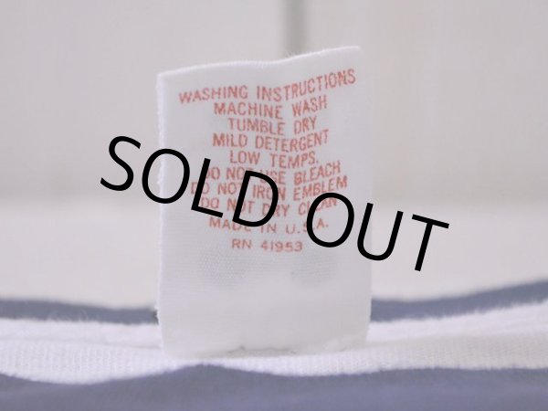 画像4: 1970s ミッキーリンガーTシャツ 染み込みプリント　 表記M  (4)