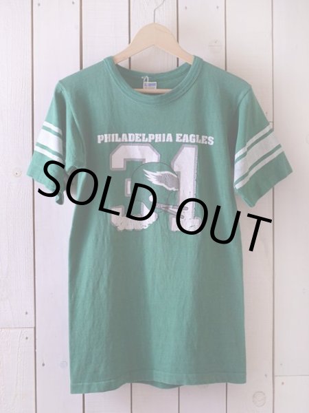 画像1: 1970s【Champion】WINフットボールTシャツ Philadelphia Eagles　 表記M  (1)