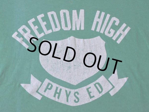 画像6: 1970sリバーシブルTシャツ Freedom High School　 実寸ML  (6)