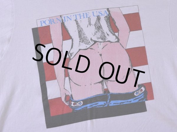 画像5: 1980s PORN IN THE U.S.A エロTシャツ　 表記M  (5)