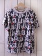 画像1: 1990s ミッキー&ミニー総柄Tシャツ　 実寸L  (1)