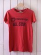 画像1: 1970s-80s CONVERSE ALL STAR Tシャツ 染み込みプリント　 表記S  (1)