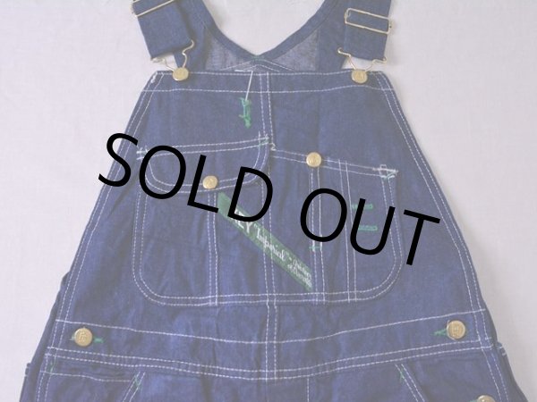 画像5: 1980s【KEY】デニムオーバーオール ワンウォッシュ　 表記w32  (5)