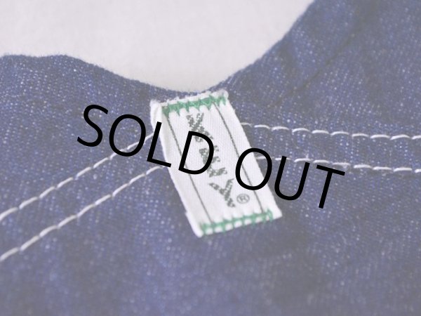 画像7: 1980s【KEY】デニムオーバーオール ワンウォッシュ　 表記w32  (7)