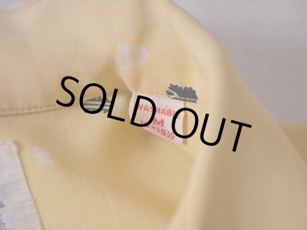 画像4: 1940s【DUKE KAHANAMOKU】レーヨンハワイアンシャツ　 表記M 15-15 1/2  (4)