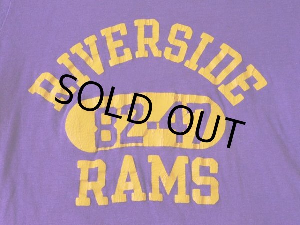 画像8: 1980s【Champion】リバーシブルTシャツ RIVERSIDE RAMS　 表記S  (8)