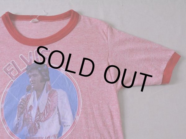 画像4: 1970s ELVIS杢リンガーTシャツ　 表記L(実寸SM)  (4)