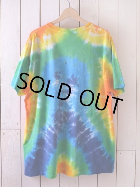 画像2: 1990s ゴキゲンな太陽タイダイTシャツ　 表記XL  (2)