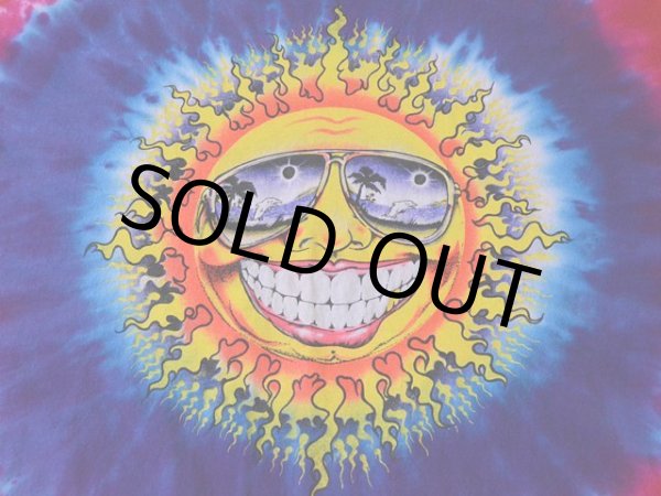 画像6: 1990s ゴキゲンな太陽タイダイTシャツ　 表記XL  (6)