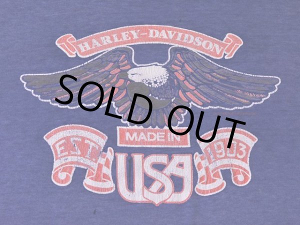 画像5: 1980s【HARLEY-DAVIDSON】Milwaukee Engine Plant Tour Tシャツ　 表記L  (5)