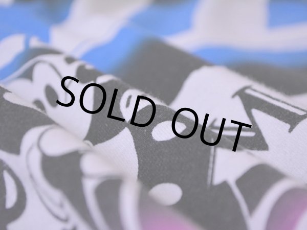 画像7: 1980s Disney MGM STUDIOS ミッキー総柄Tシャツ　 実寸L  (7)