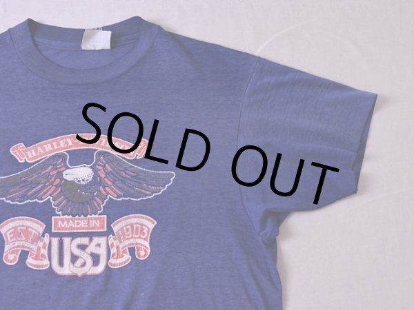 画像4: 1980s【HARLEY-DAVIDSON】Milwaukee Engine Plant Tour Tシャツ　 表記L  (4)