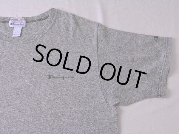 画像5: 1990s〜【Champion】杢ワンポイントTシャツ　 表記L  (5)