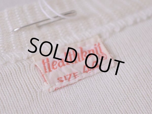 画像3: 1940s Healthknit ヘンリーネックTシャツ　 表記44  (3)