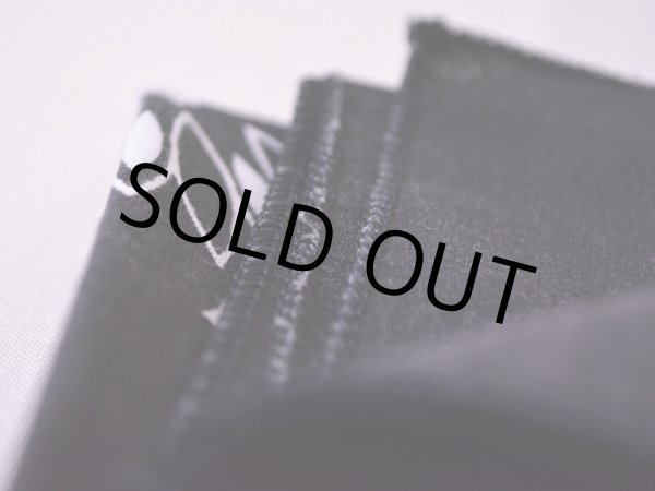 画像7: 1980s バンダナ ブラック　 MADE IN USA  (7)