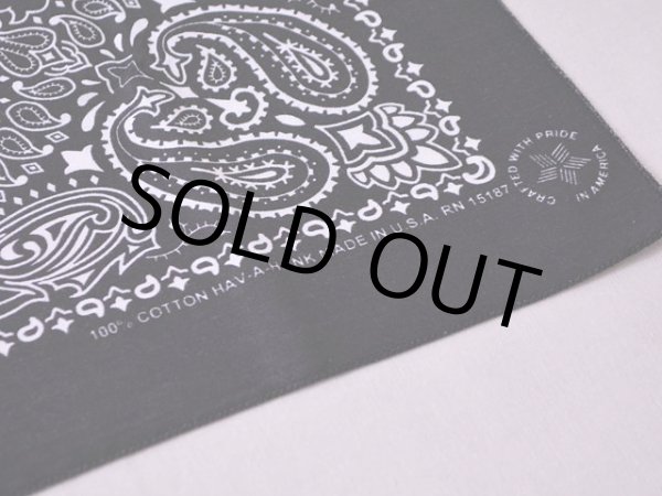 画像3: 1980s バンダナ ブラック　 MADE IN USA  (3)