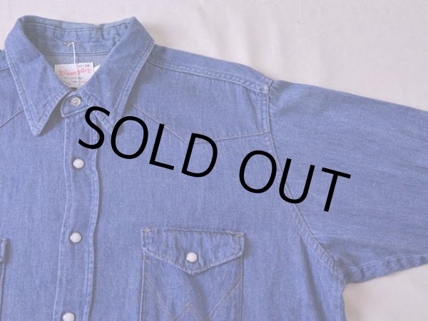 画像4: 1970s Wrangler 27MWデニムウエスタンシャツ  表記17  (4)