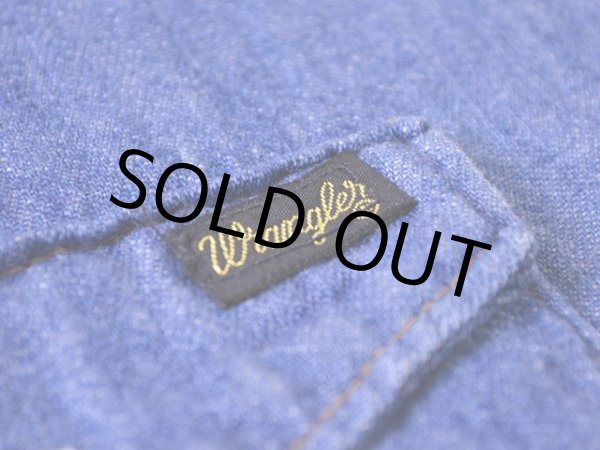 画像7: 1970s Wrangler 27MWデニムウエスタンシャツ  表記17  (7)