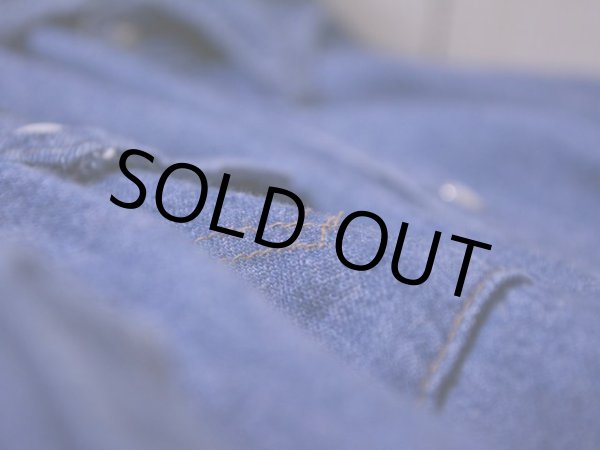 画像9: 1970s Wrangler 27MWデニムウエスタンシャツ  表記17  (9)