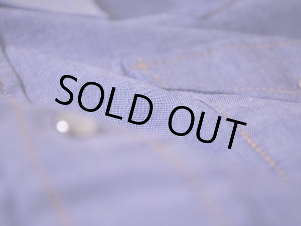 画像8: 1970s Sears シャンブレーウエスタンシャツ  表記L  (8)