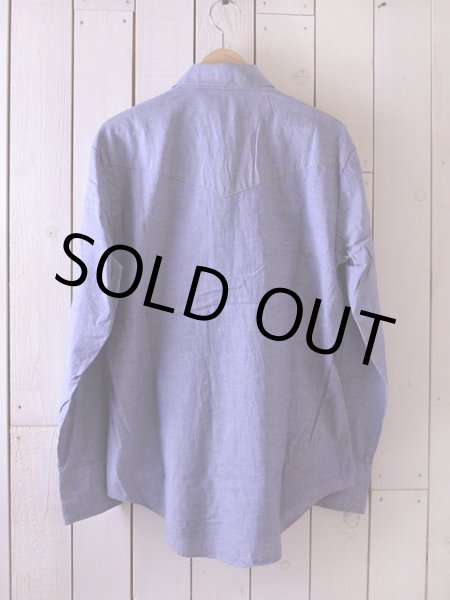 画像2: 1970s Sears シャンブレーウエスタンシャツ  表記L  (2)